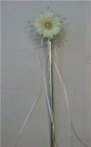 White gerbera flowrgirls wand